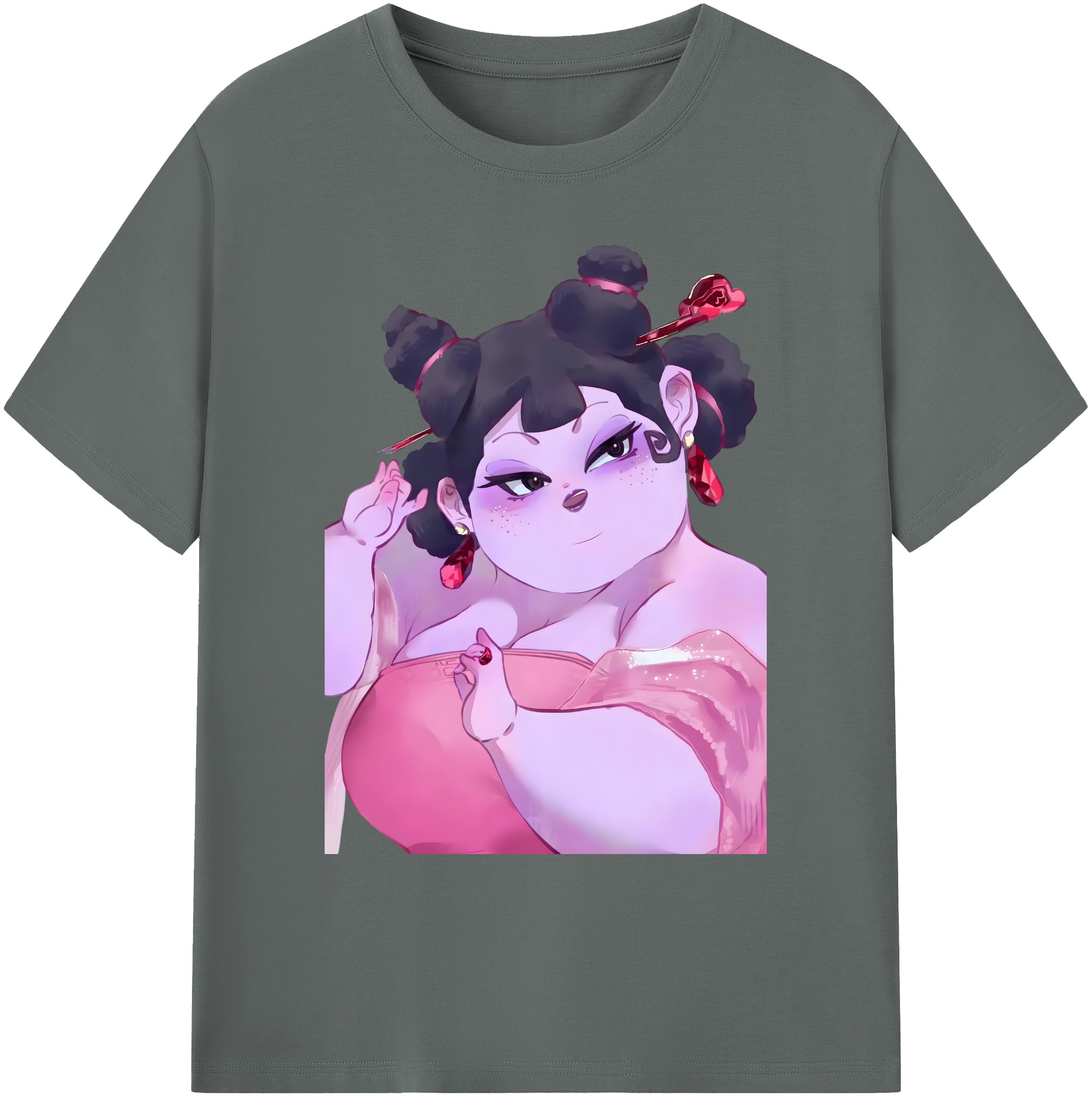 （画像用） Ne Zha 2 ナタ 魔童の大暴れ 綿100％ メンズ半袖Tシャツ｜肌触りやわらか＆通気性